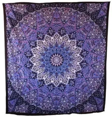 Unique Indian Mandala Picnic Blanket Powerful
