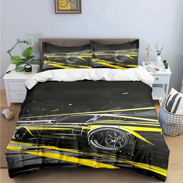 Lightweight Mustang Car Bedding Effective