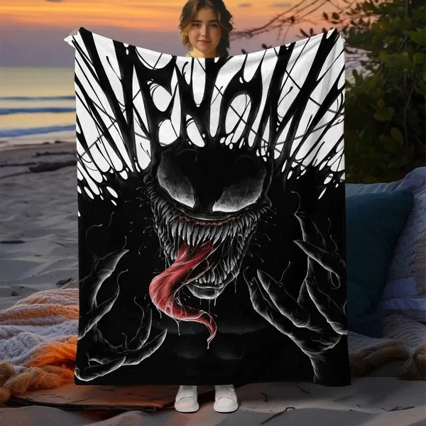 Fashionable Venom Blanket – Marvel Throw Exceptional