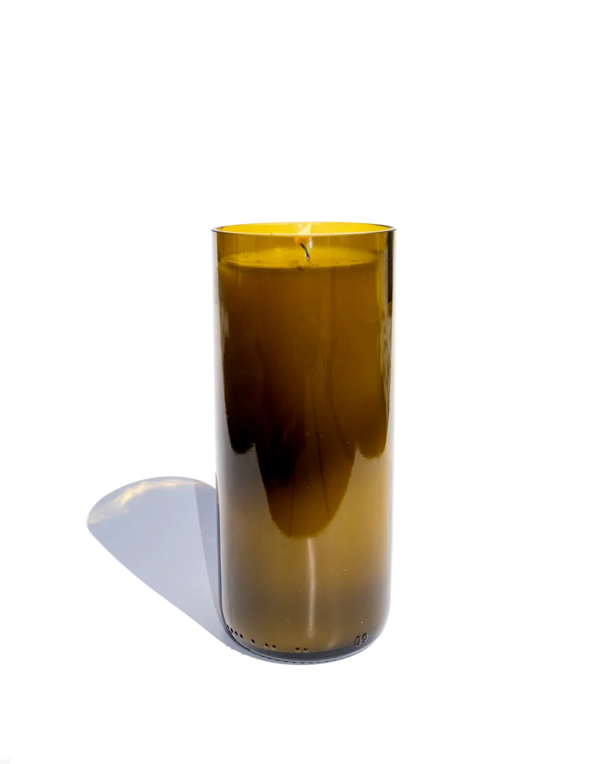 Durable Persian Jasmine Reclaimed Green Bottle Candle Consistent