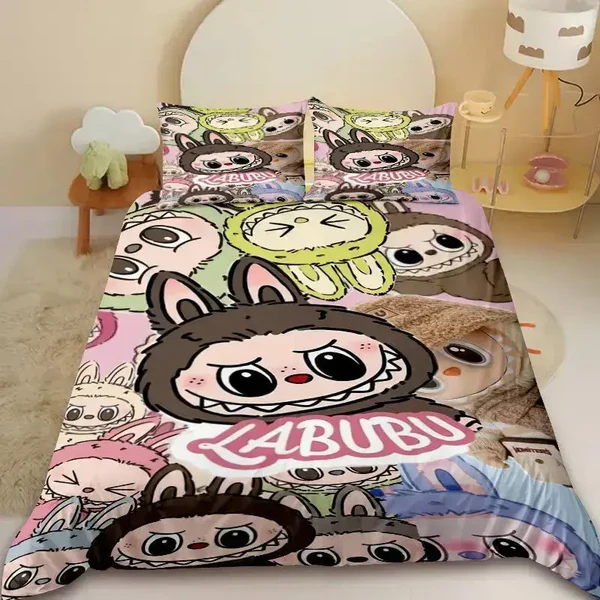 Prestigious Labubu The Monsters Dolls Anime Quilt Cover Advanced