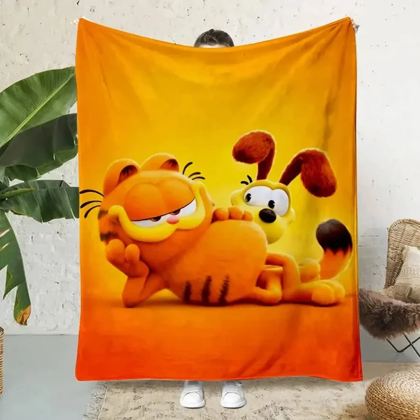 Classic Garfield Throw Blanket Genuine