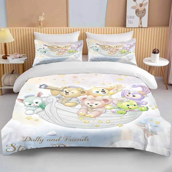 Comfortable Duffy and Friends Duvet Cover Environmentally Friendly