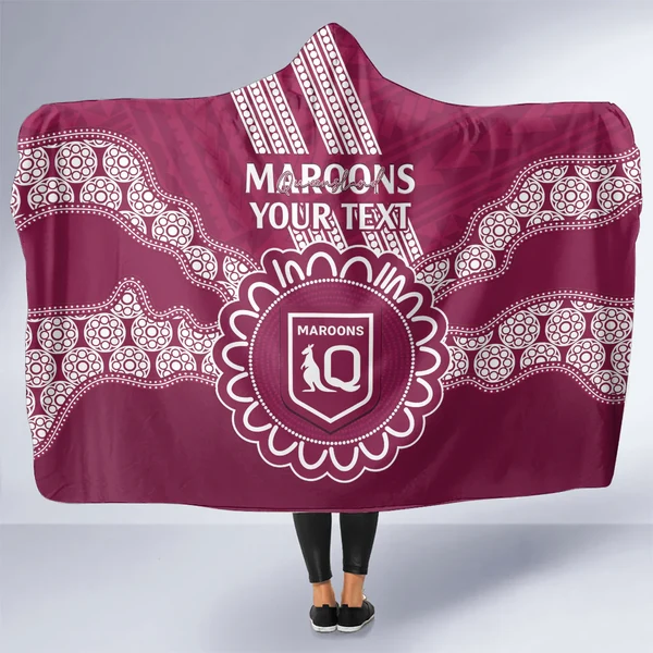 Modern Custom Rugby Hooded Blanket Fast