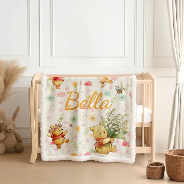 Responsible Personalized Baby Blanket – Custom Name Blanket for Newborns amp Toddlers Efficient