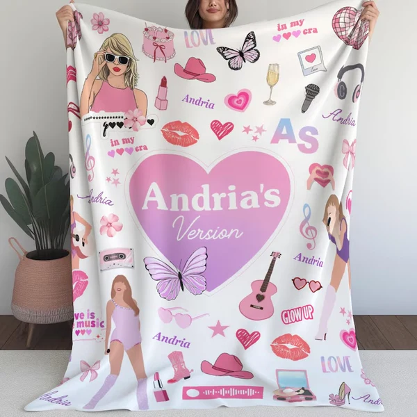 Relaxed Personalized Kids Blanket – Custom Name Blanket For Boys amp Girls User-Friendly