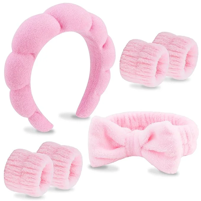 Carefully Designed VELSCRUN 6 Pack Spa Headband Makeup Headband Face Wash Headbands Skincare Clean