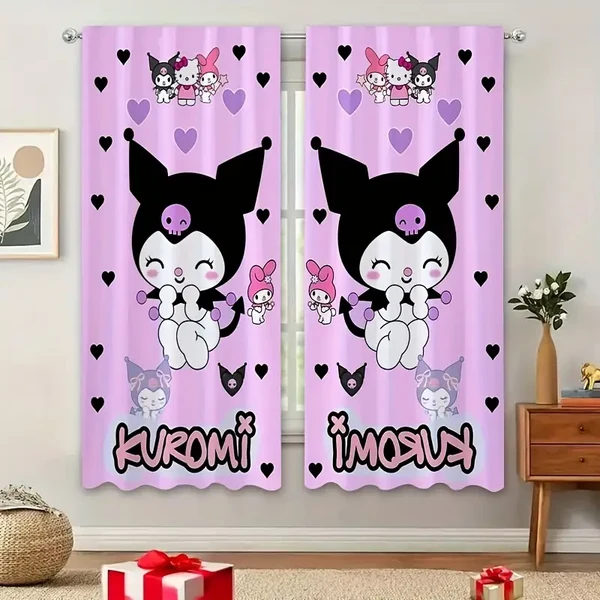 Eco-Friendly Sanrio Hello Kitty amp Kuromi Curtains Reliable