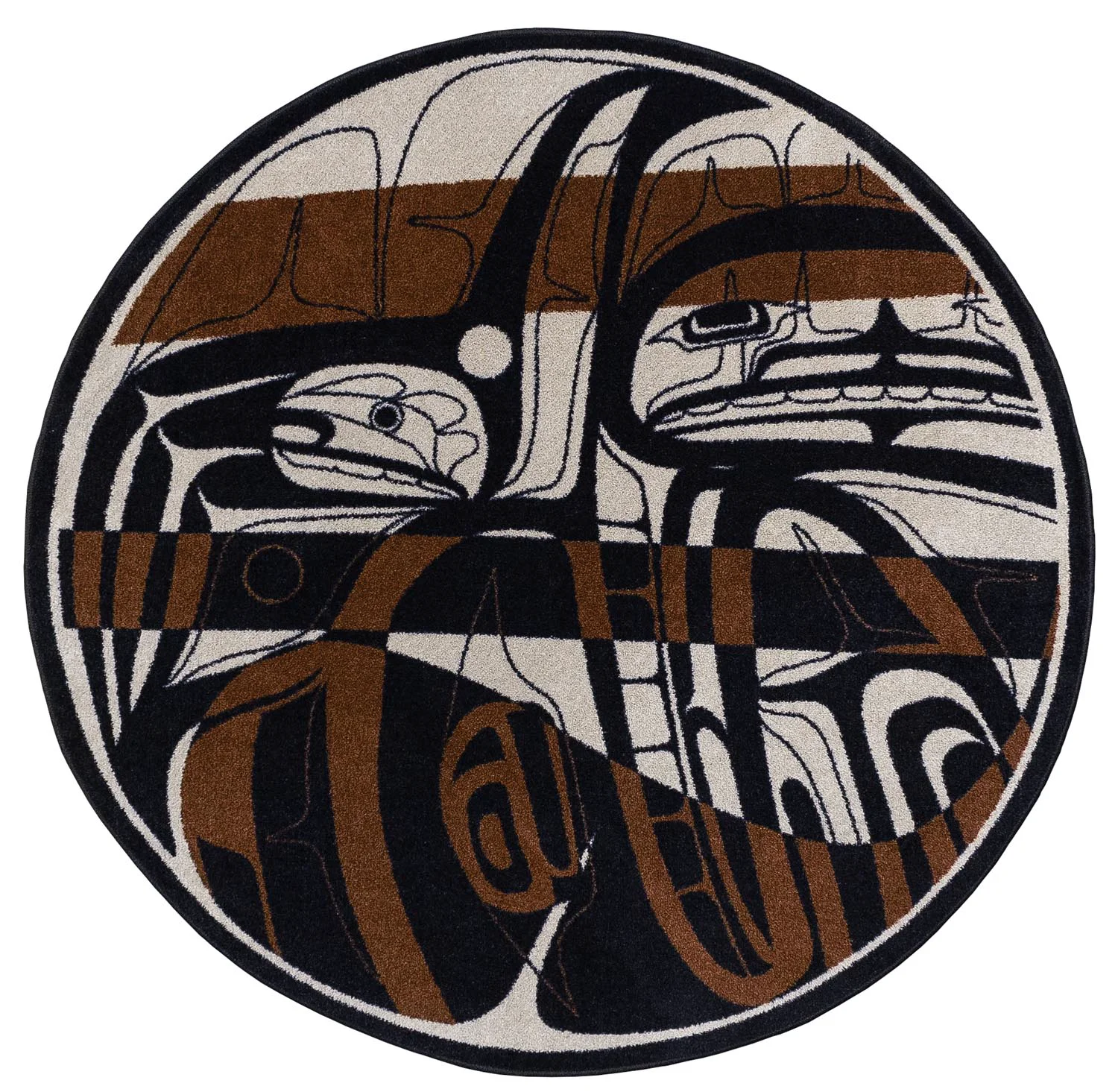 Certified Mike D Northern Stripes Rug – Red and Black Artisan
