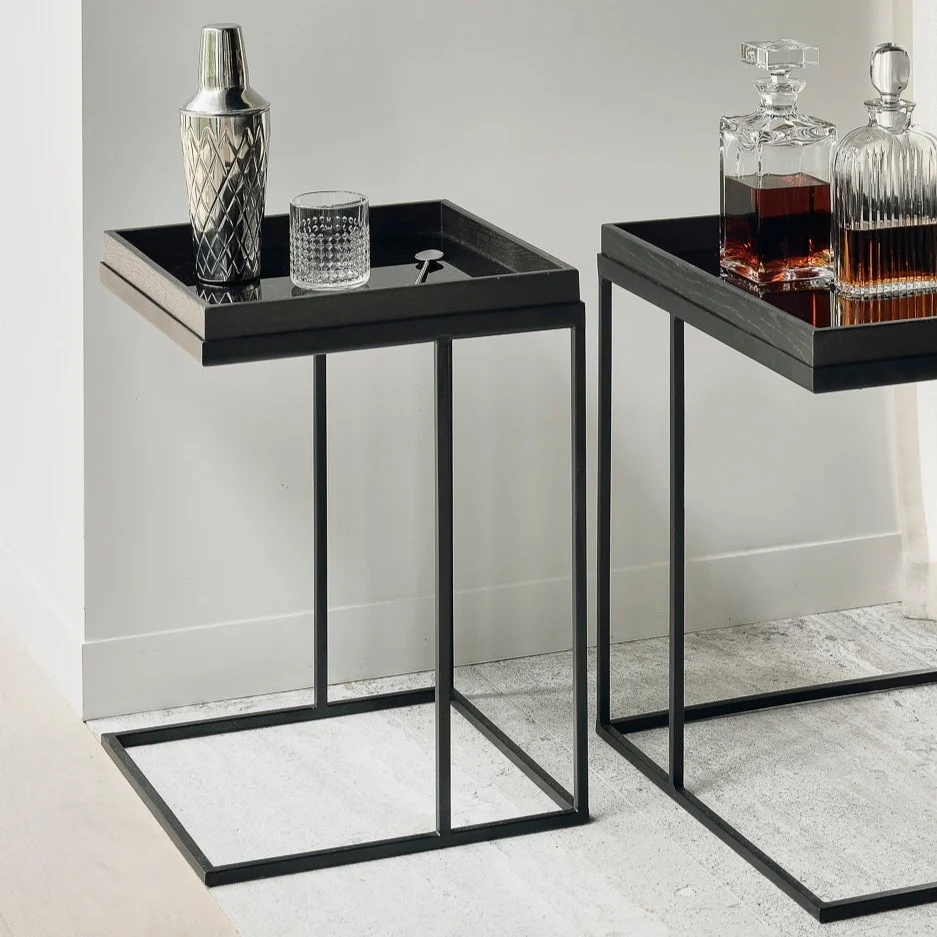 Responsible Square Tray Side Table Small Tray Not Included Smooth