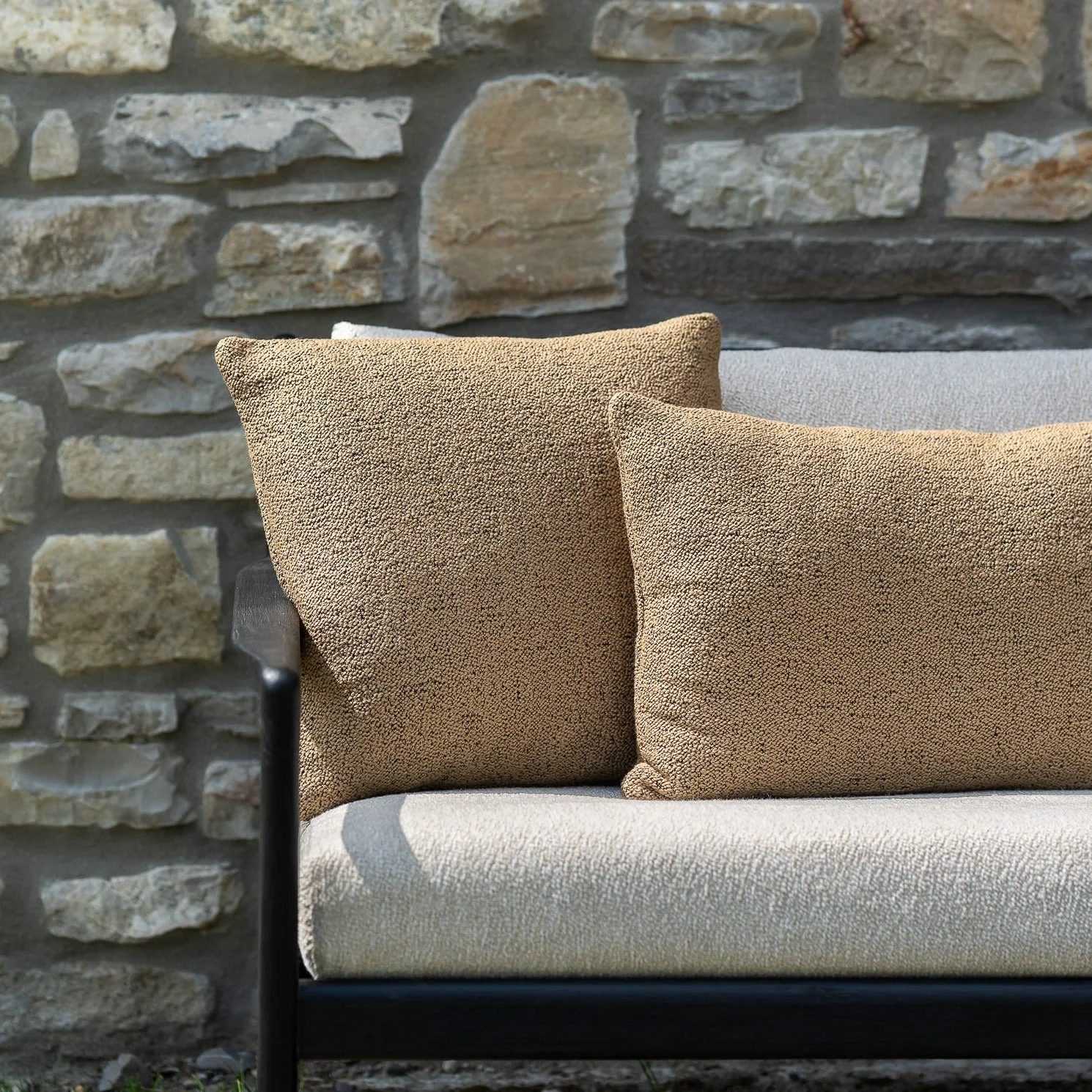Reliable Nomad Outdoor Lumbar Pillow Set of 2 Cumin Comfortable