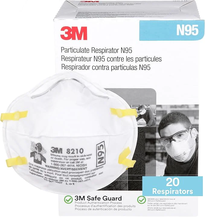 Premium 3M 8210 Particulate Respirator Genuine