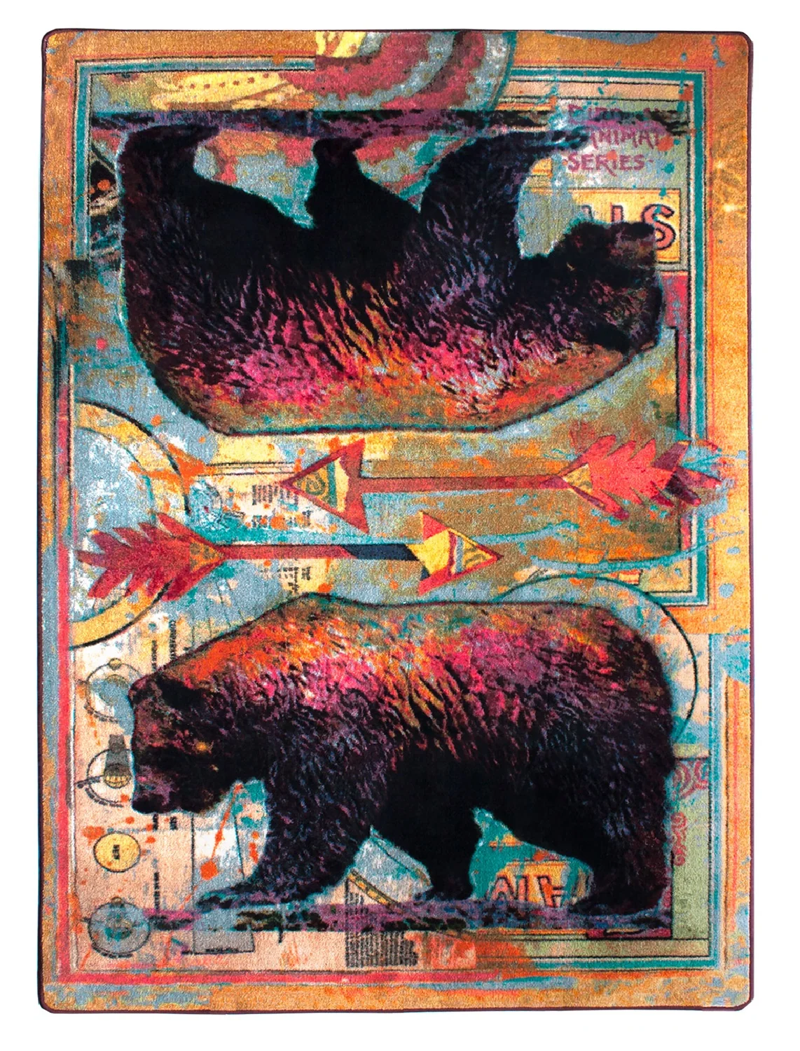 Authentic Ruiz Walking Bear Rug – Sorbet Long-Lasting