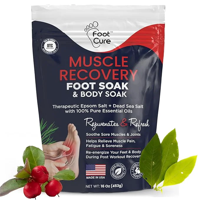 Outstanding FOOT CURE Foot Soak with Epsom Salts – All-Natural Blend Flexible