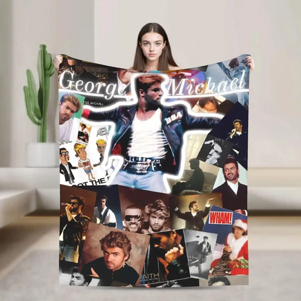 Smooth George Michael Throw Blanket Fine