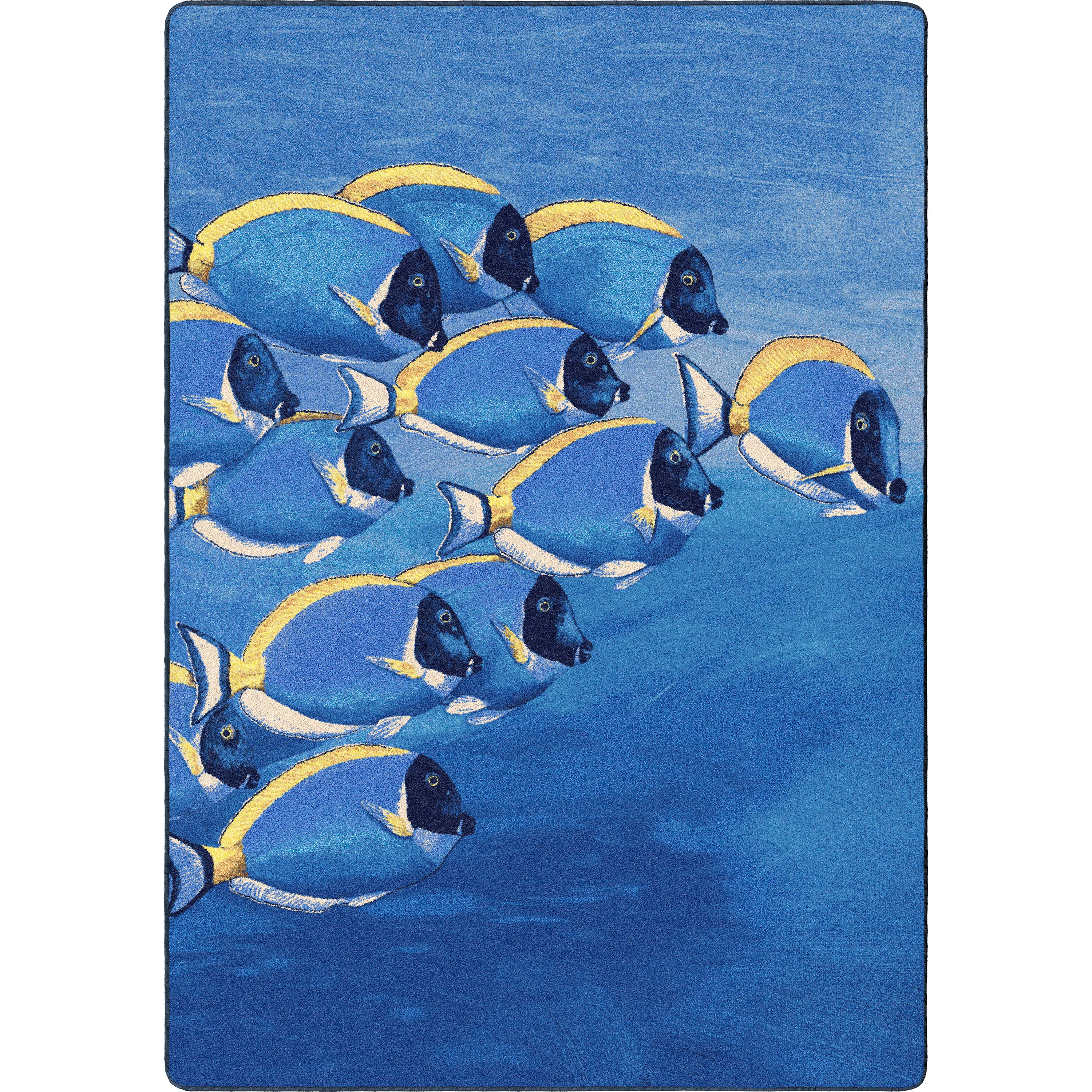Top-Quality Serenely Beautiful Rug – Ocean Blue Fine Crafted
