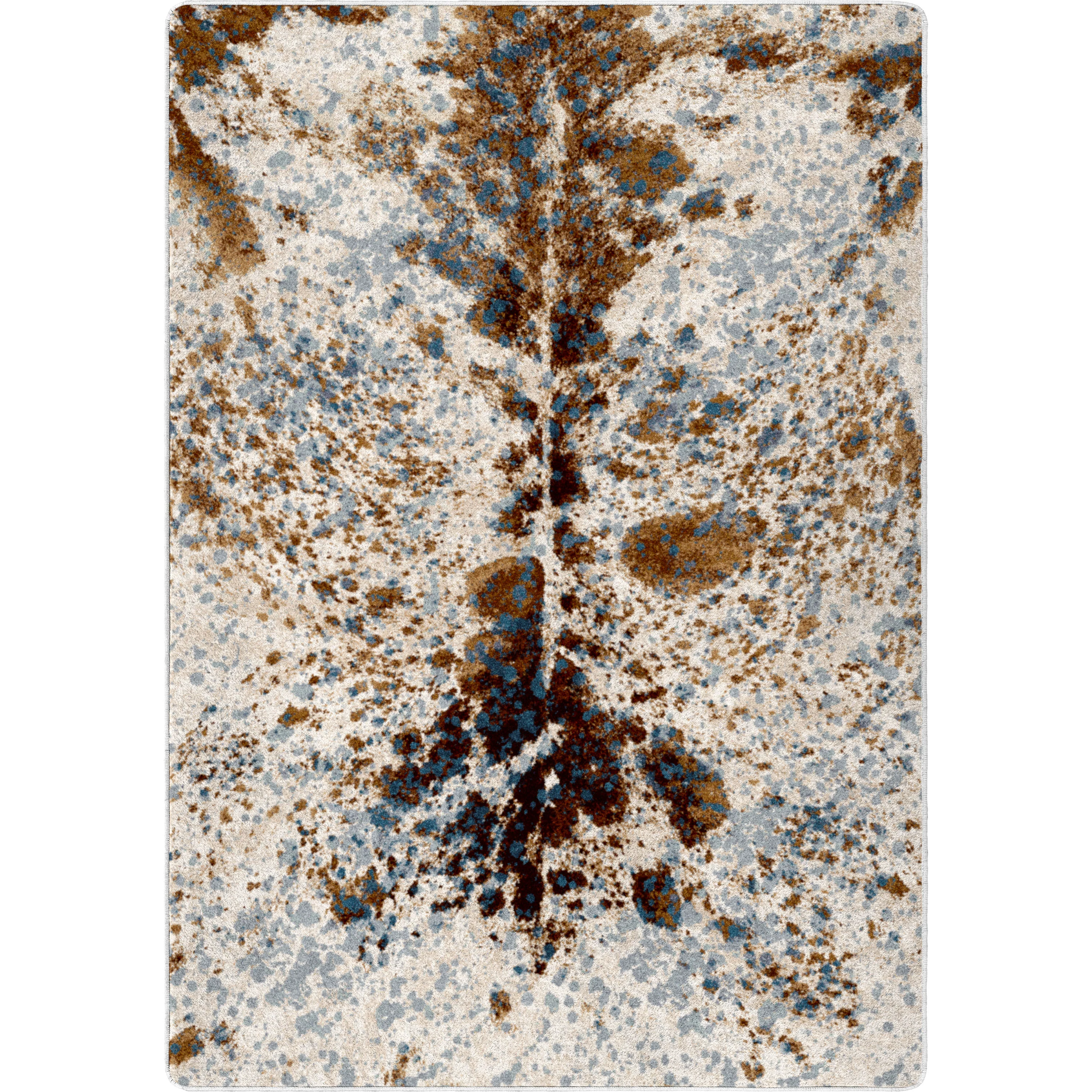 Refined Splatter Cowhide Rug – Denim World-Class