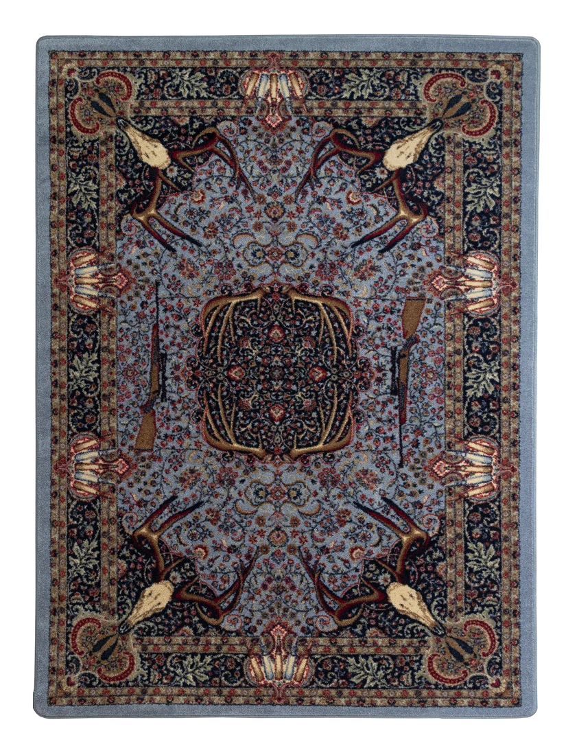 Original Design Trophy Room Rug – Blue Premium