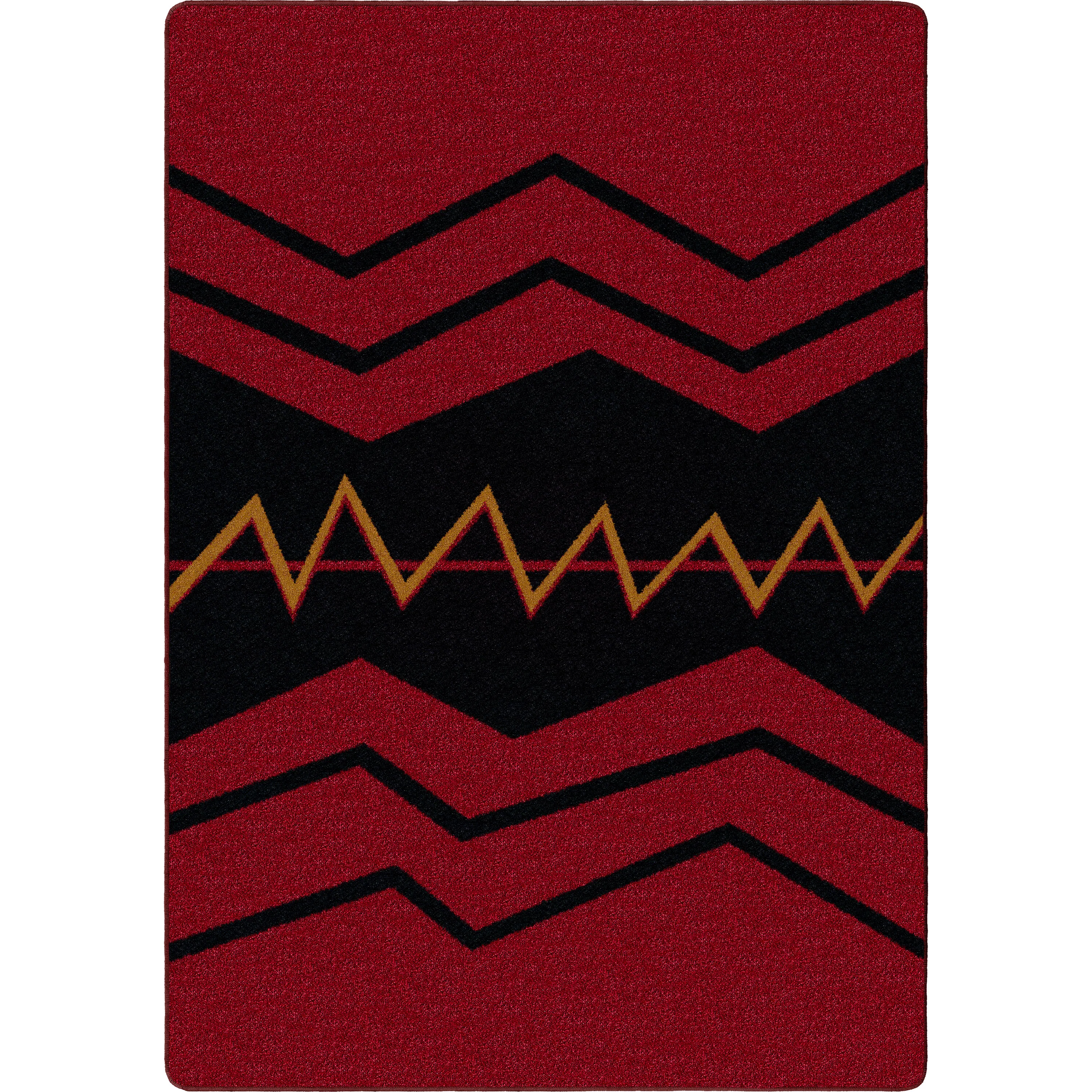 Outstanding War Path Rug – Red Certified