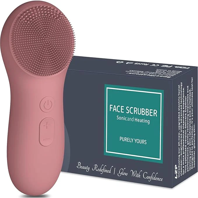 Premium LZP Silicone Face Scrubber Electric Facial Cleansing Brush Versatile