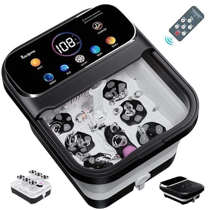 Contemporary Foot Spa Electric Rotary Massage Minimalist