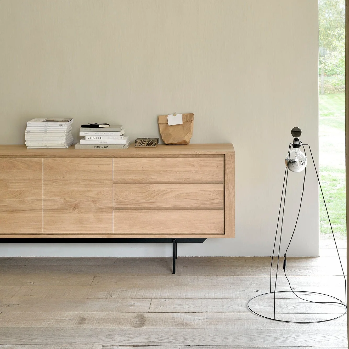 Quality Shadow Sideboard 2 Doors 3 Drawers Soft