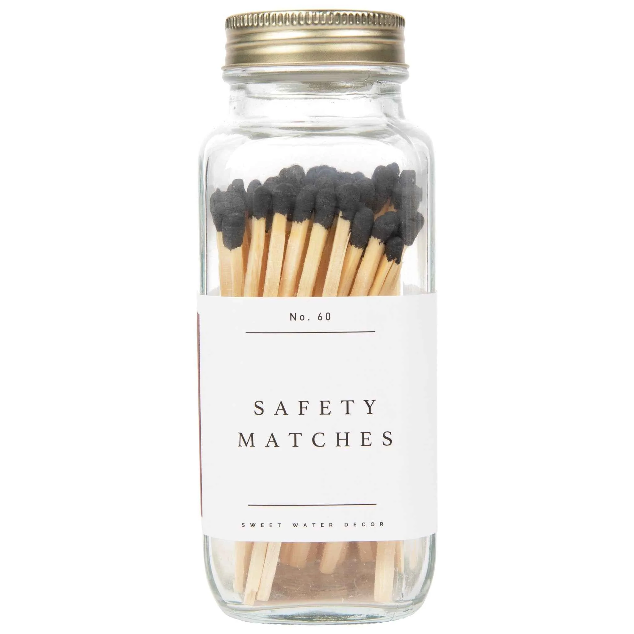 Practical Black Tip Safety Matches – 60 Count 3.75 quot Trusted