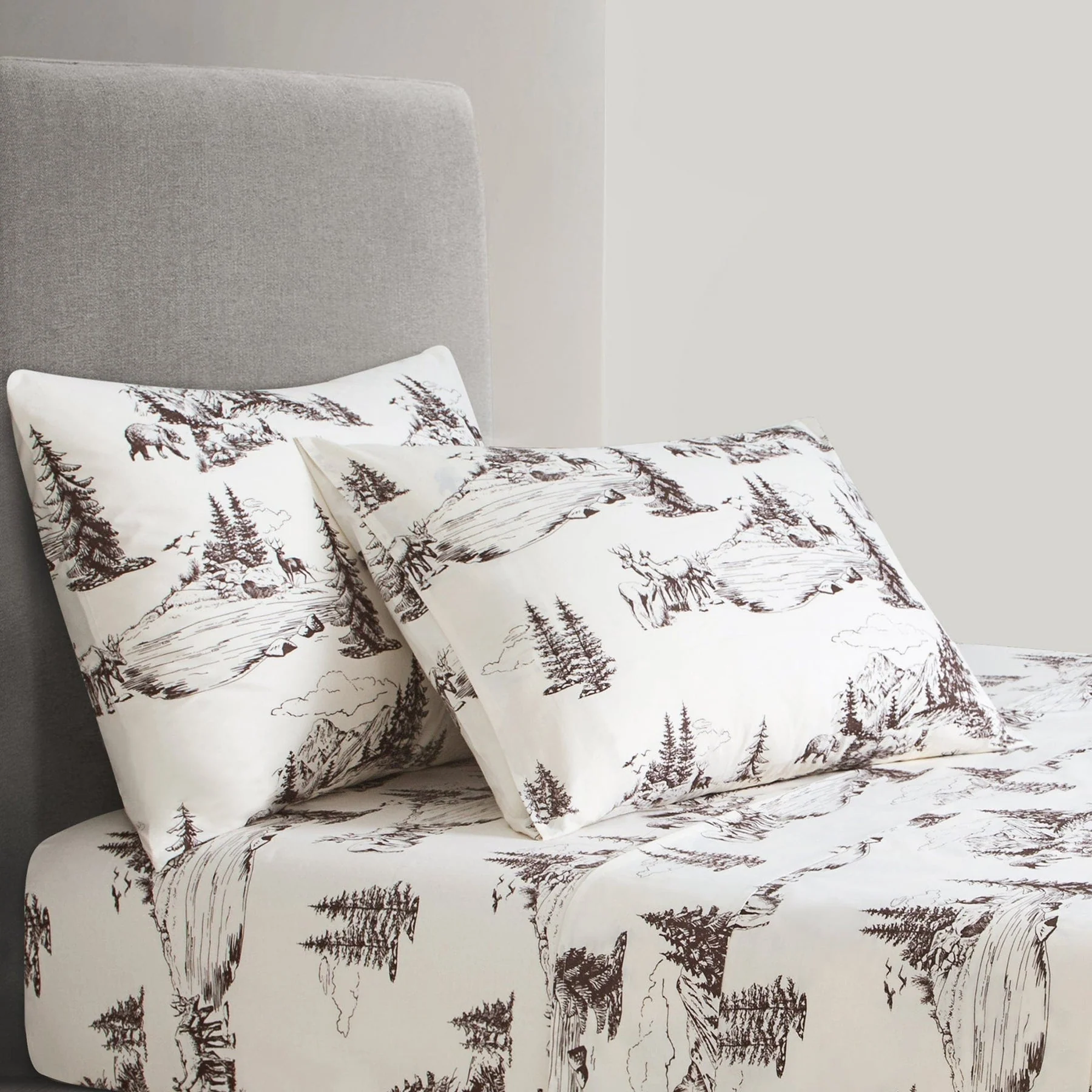 Fashionable 200TC Cotton White Pine Sheet Set Optimized