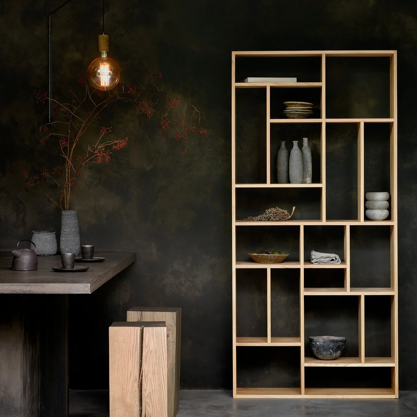 Exceptional Solid Oak M Rack Large Classic
