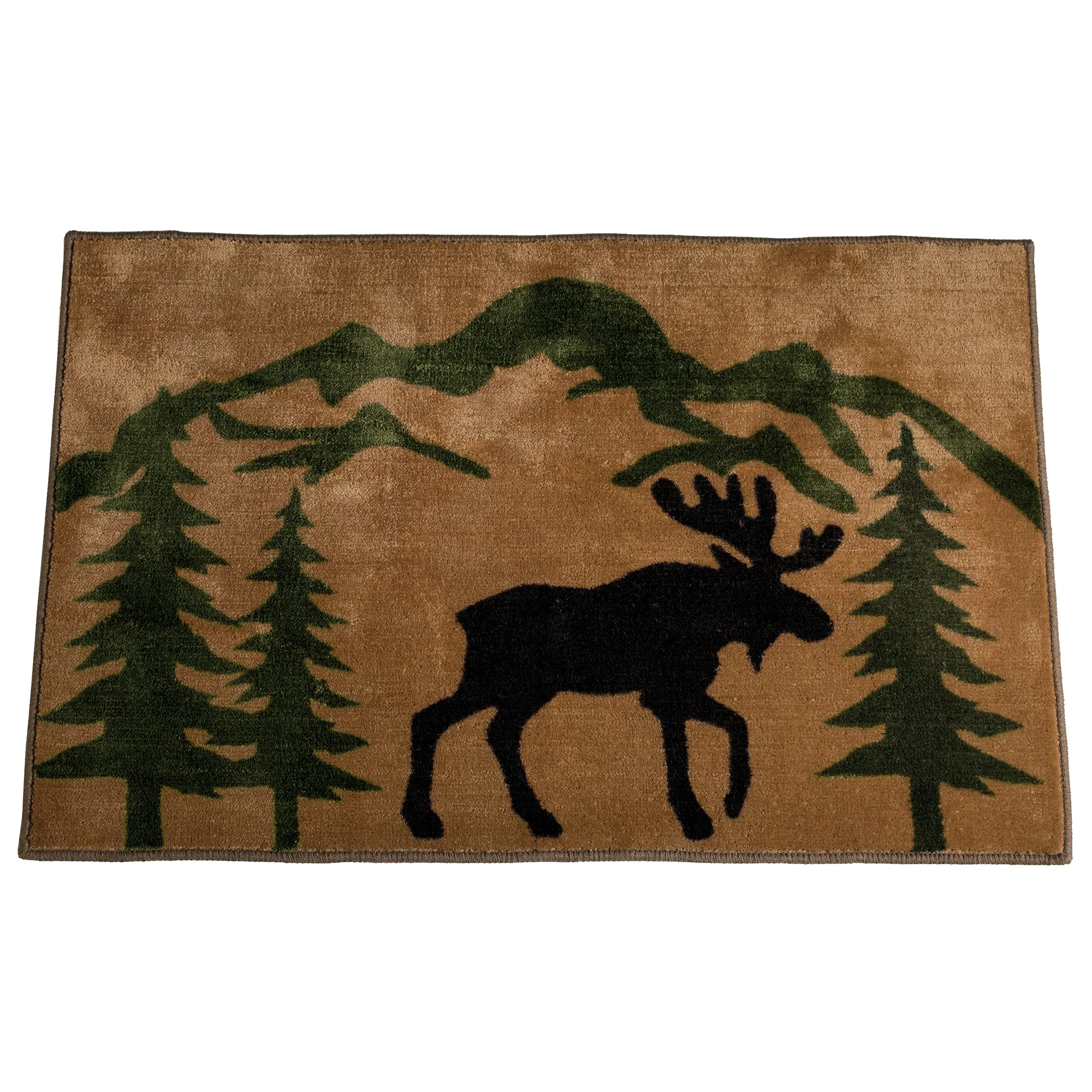 Premium Moose Print Rug First-Class