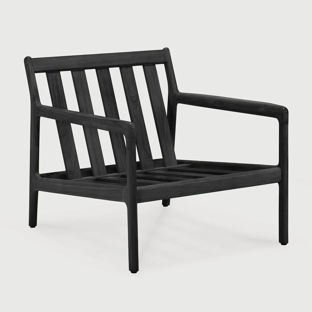 Specialty Jack Solid Black Teak Outdoor Lounge Chair Frame Responsible