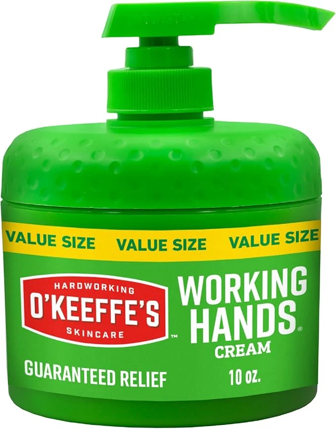 Flexible O’Keeffe’s Working Hands Hand Cream in a Pumpable Jar Solid
