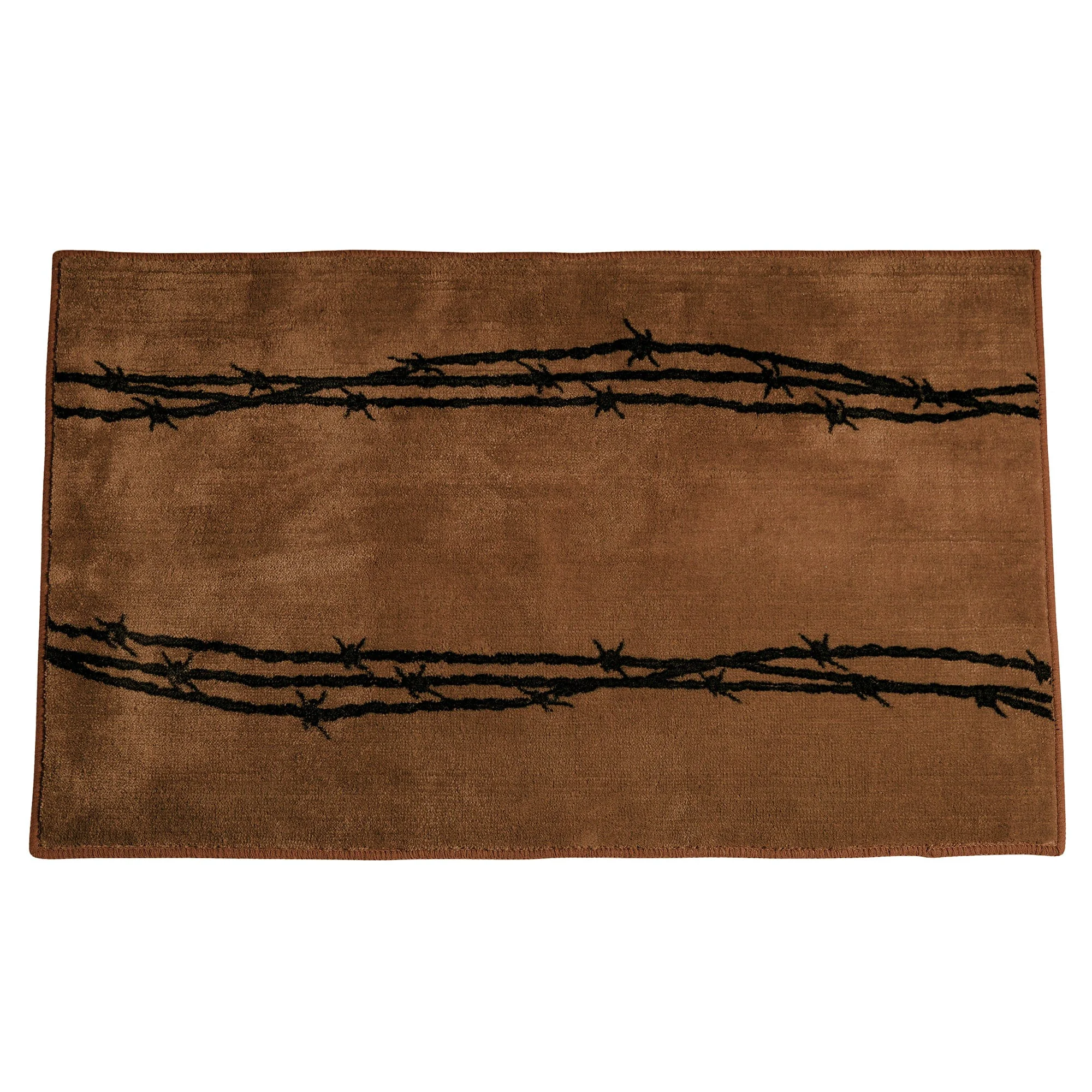 Dependable Barbwire Print Rug Enhanced