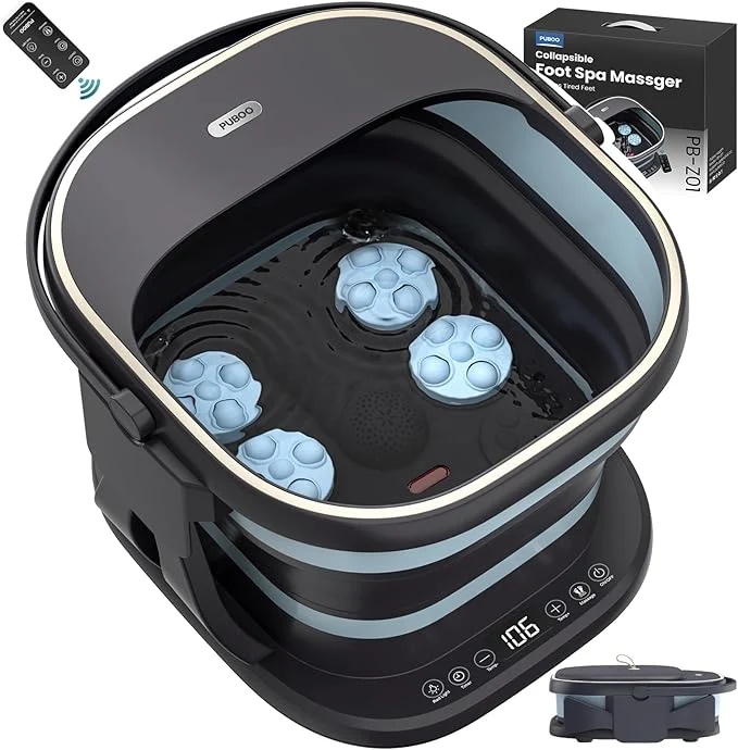 Traditional Puboo Collapsible Foot Spa Bath Massager Fast