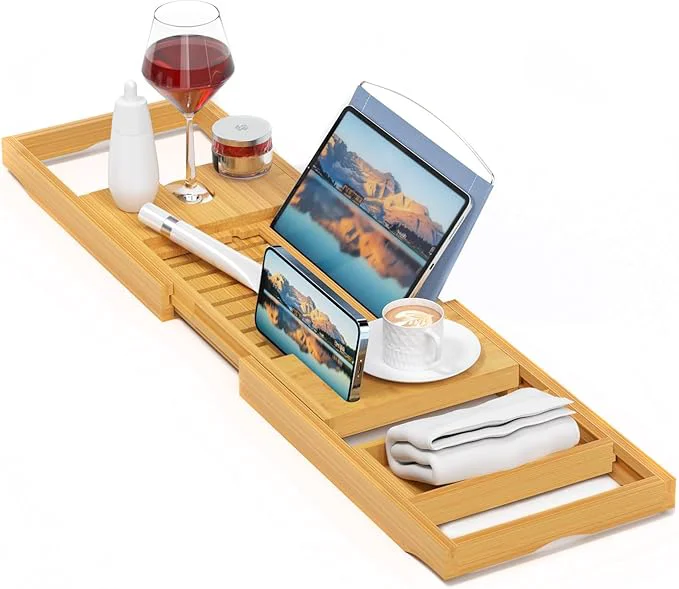 Organic Sen Yi Bao Luxury Bamboo Bathtub Tray Quality