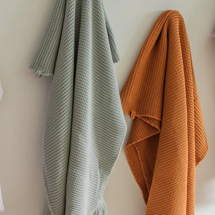 Dependable Ella Waffle Bath Towel Sedona Authentic