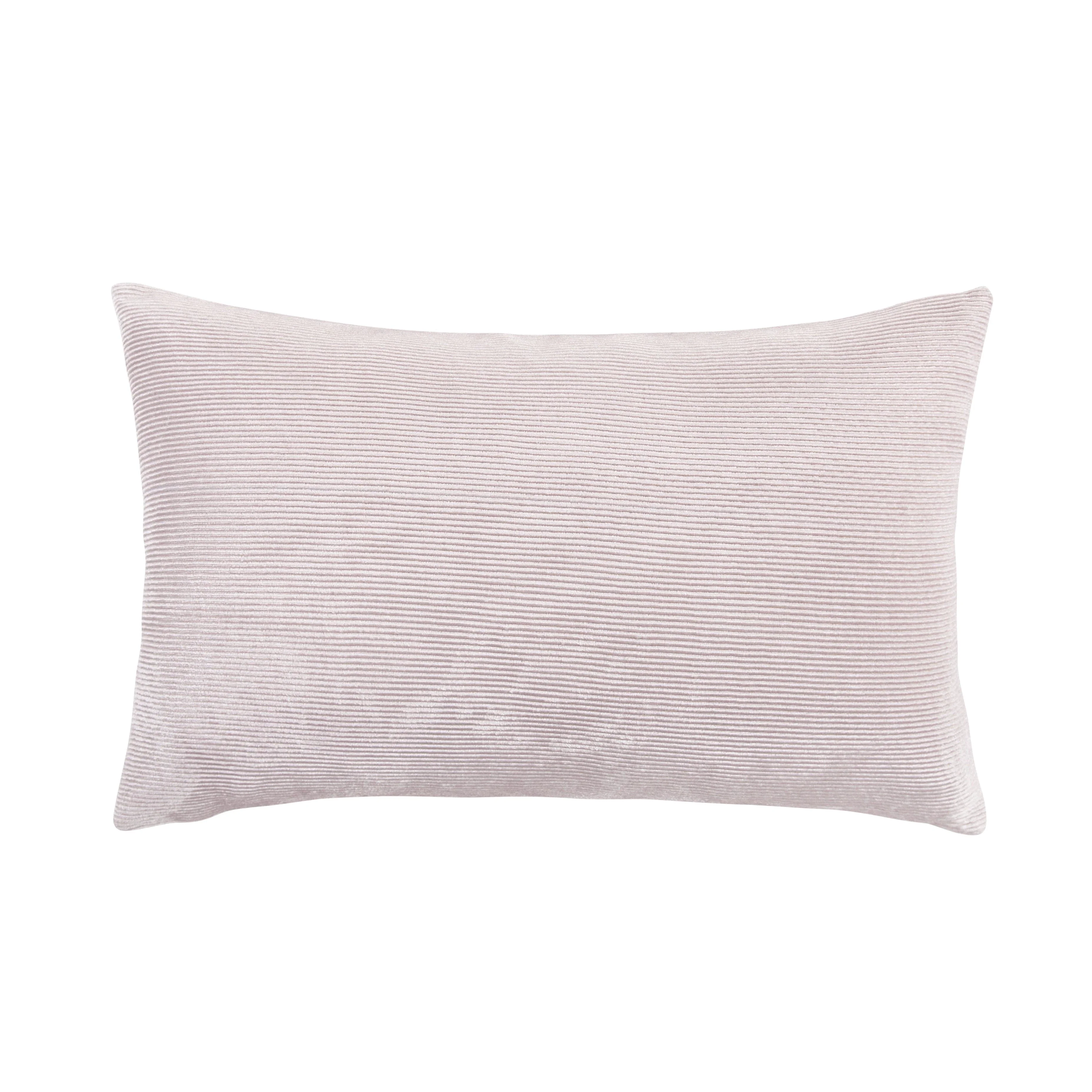 Reliable Velvet Pink Lumbar Pillow Contemporary