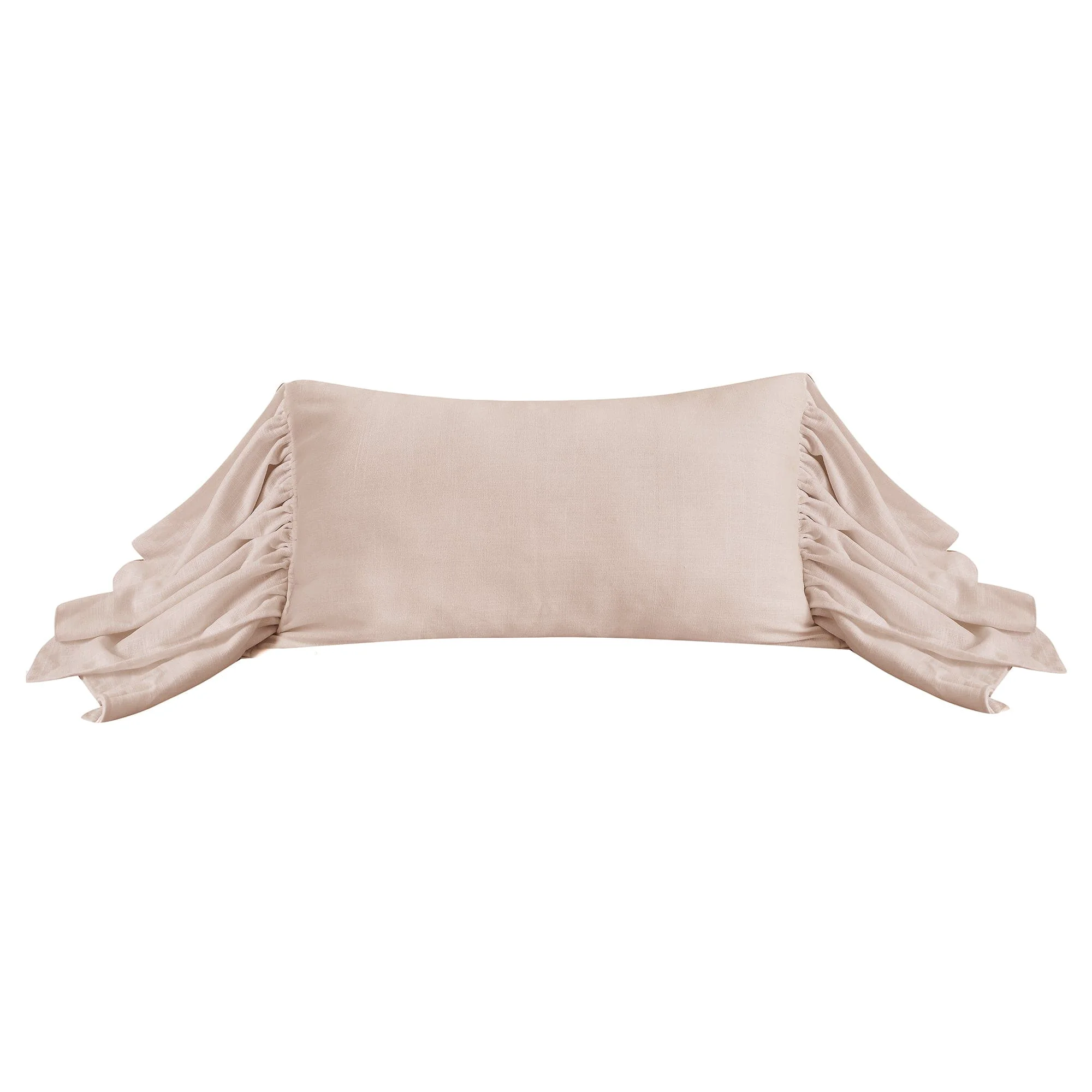 Proven Luna Washed Linen Long Ruffled Pillow High-Quality