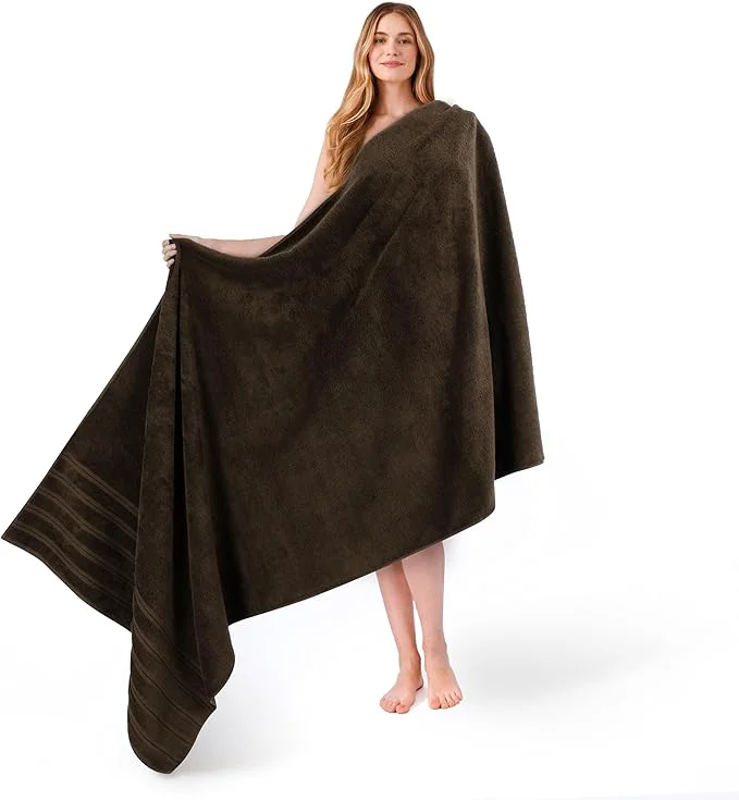 Durable American Soft Linen 35×70 Jumbo Large Bath Towel 600 GSM Cotton Turkish Sustainable