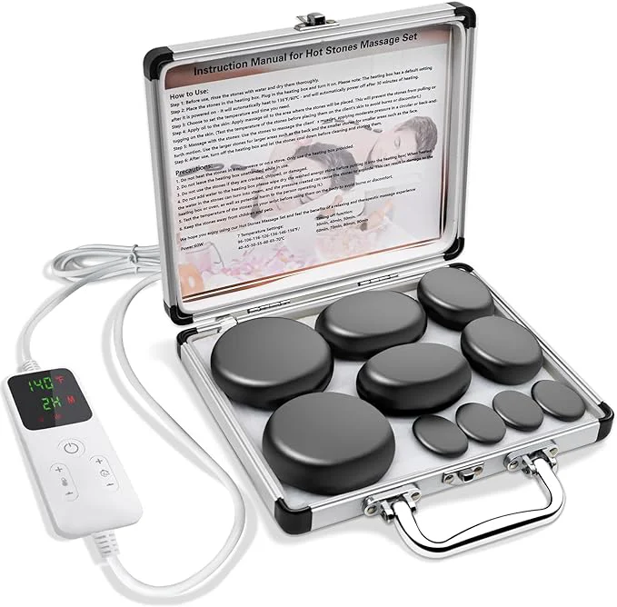 Classic AICNLY 10 Pcs Basalt Hot Stones Massage Set Trusted