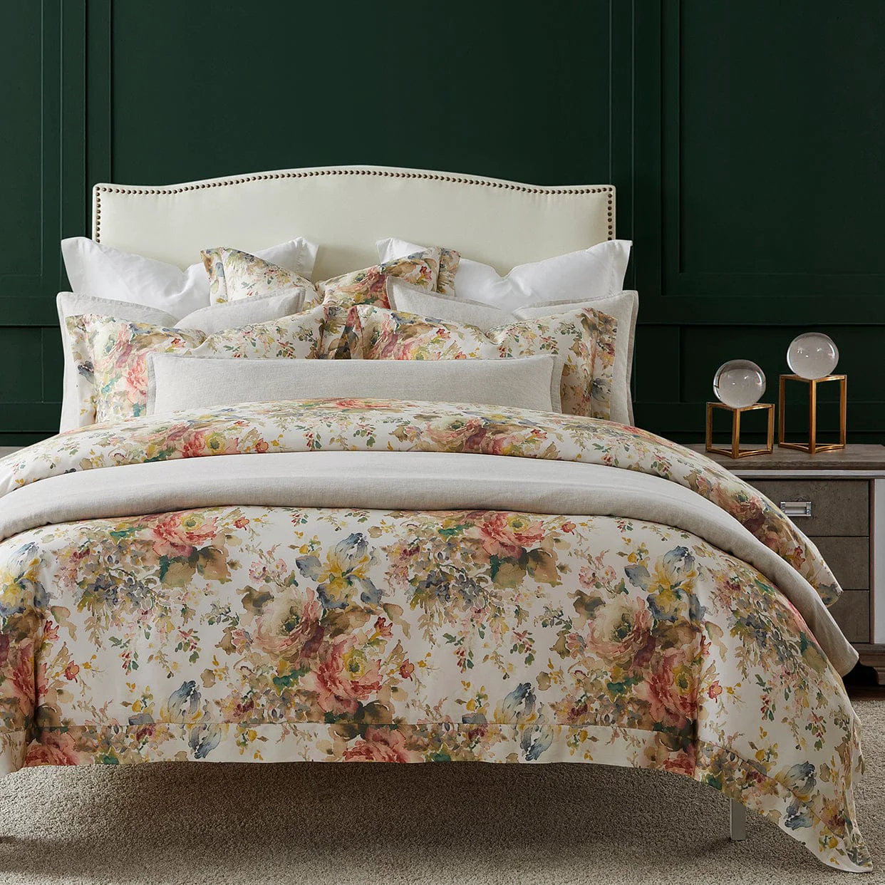 Elegant Jardin Eucalyptus Duvet Cover Set 3 Pc Fine