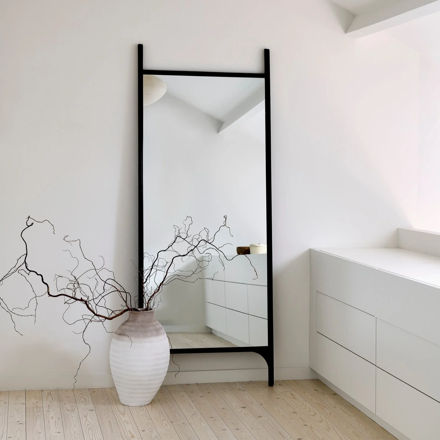 Verified Pi Floor Mirror Dark Brown High-Quality