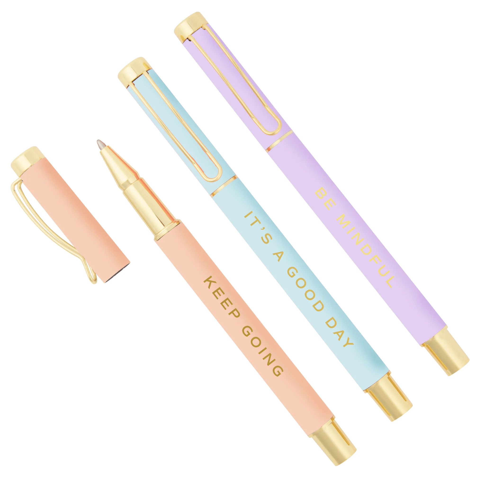Durable Be Mindful Pen Set Detailed