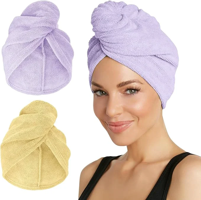 Artisan Turbie Twist 2-Pack Microfiber Hair Towel Luxury