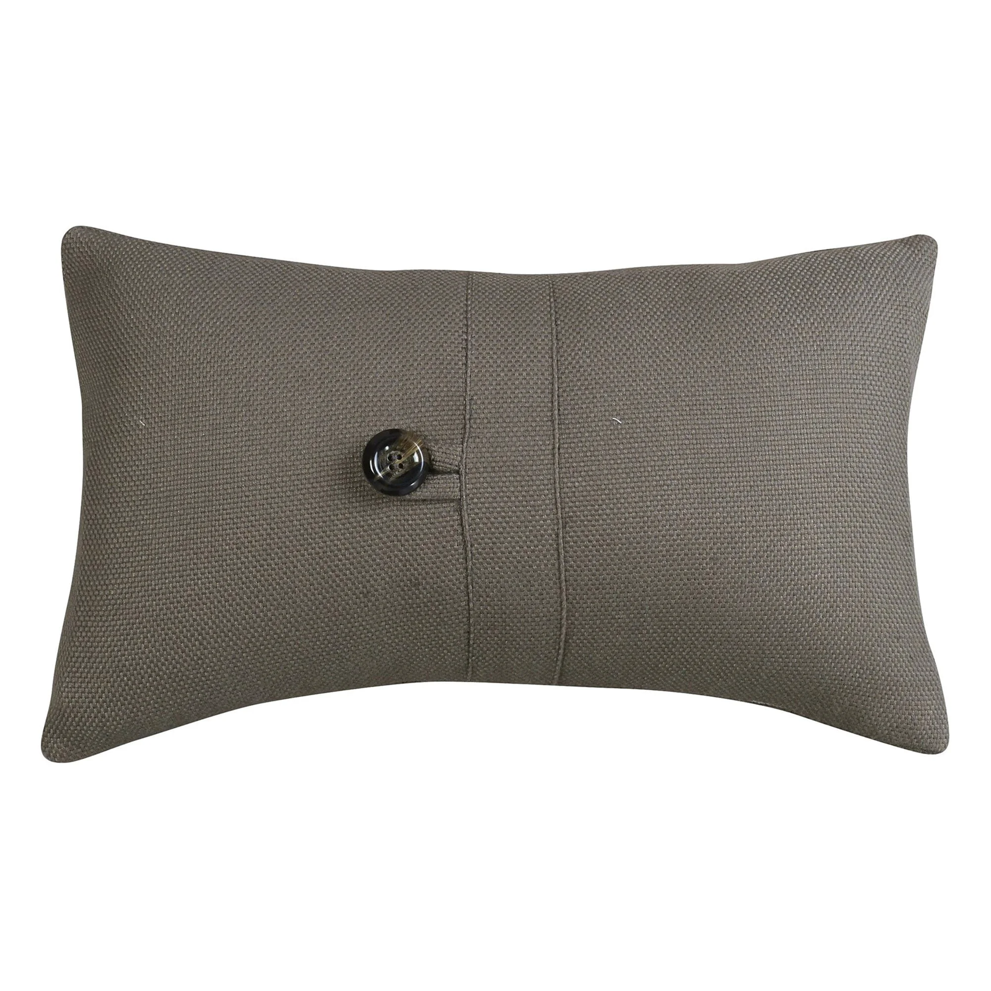 Practical Piedmont Small Gray Taupe Lumbar Pillow Carefully Designed