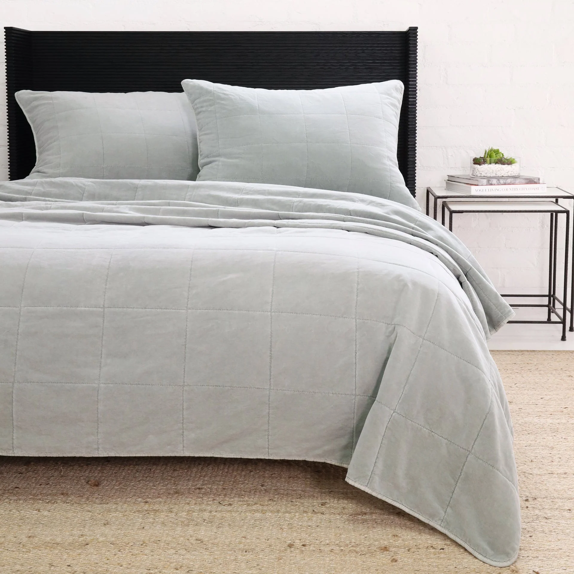 Next-Generation Amsterdam King Coverlet Shore Blue Lightweight