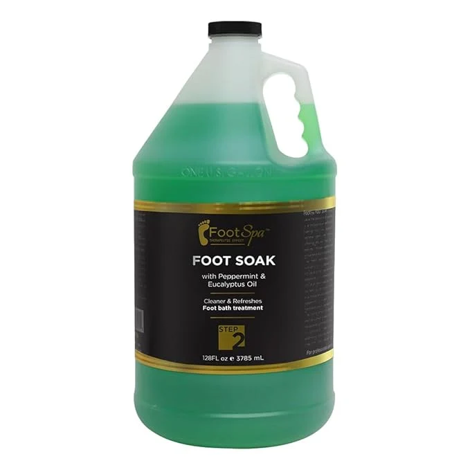 Reusable FOOT SPA – Foot Soak – Cleanses and Refreshes – Made – 128 Oz Gallon – Bulk Certified
