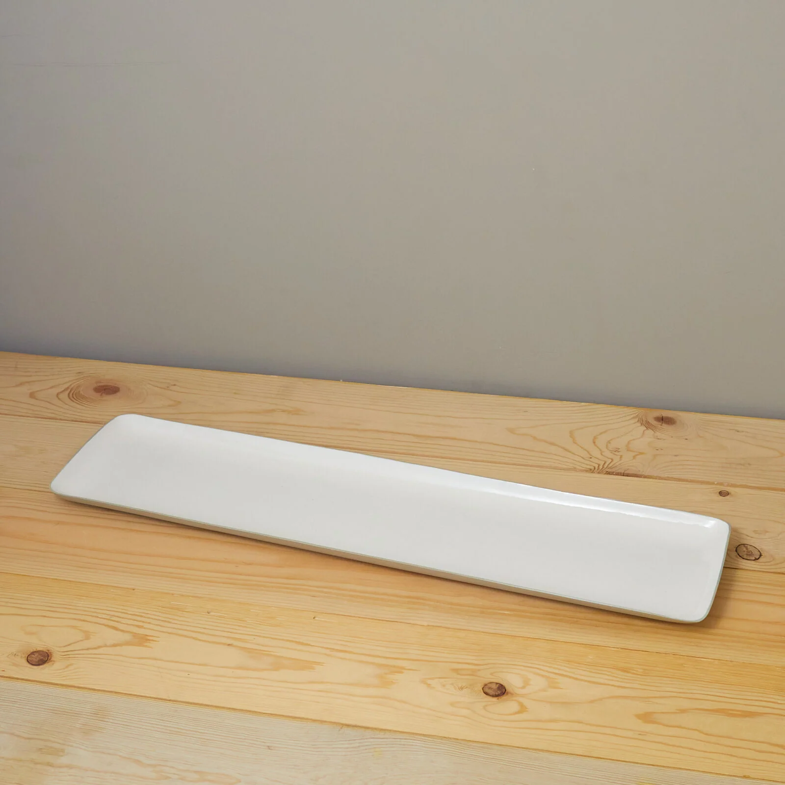 Crafted Easton Large Rectangular Platter Dove Prestigious