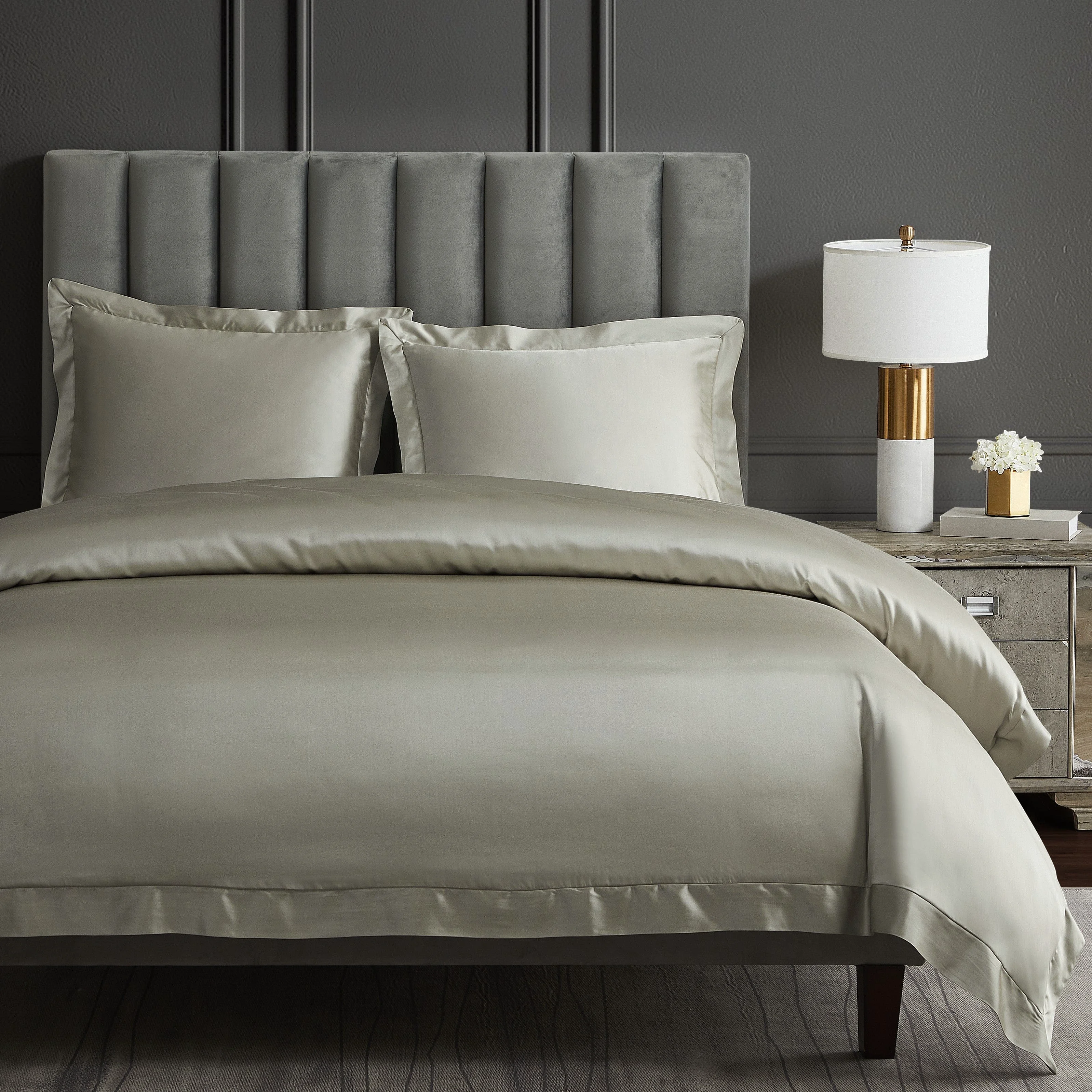 Fast High Shine Satin Duvet Cover Set 3 Pc Refined