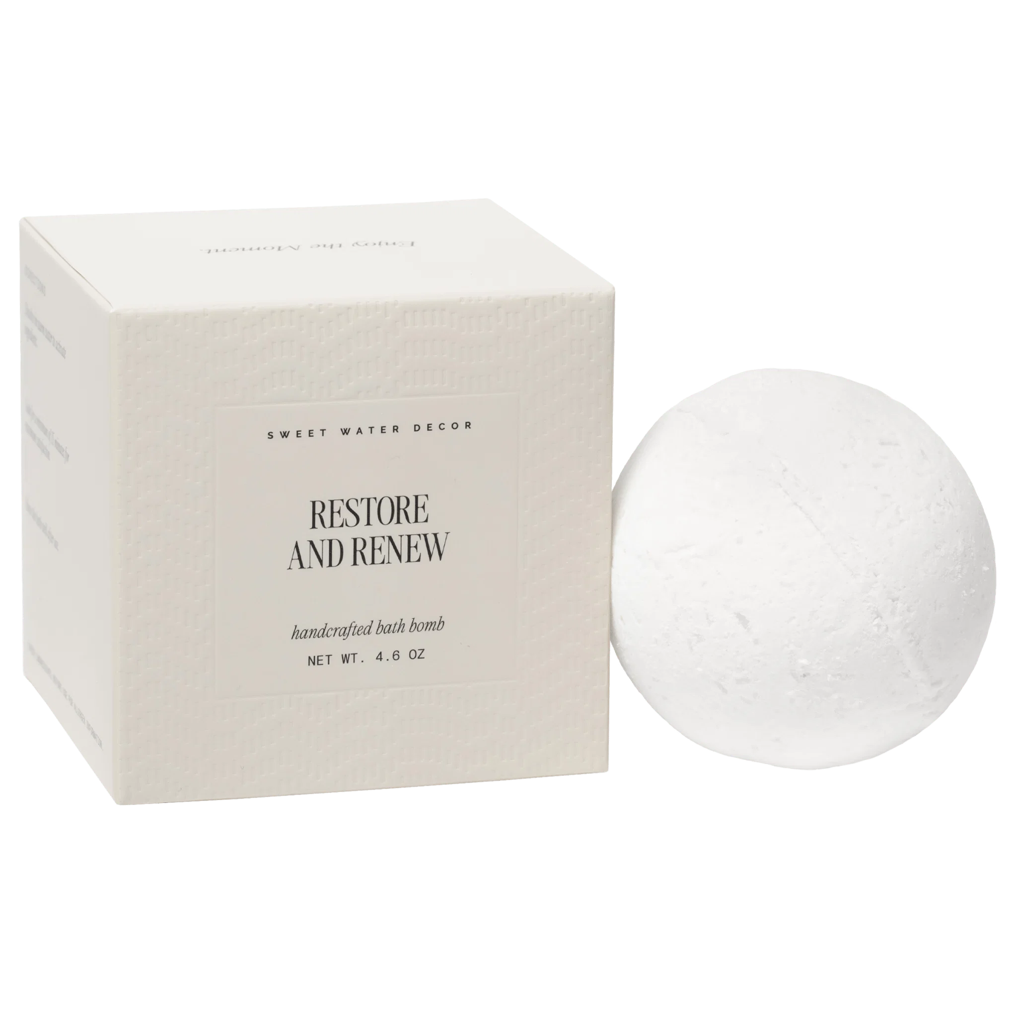 Sophisticated Restore and Renew White Eucalyptus 4.6 oz Bath Bomb Soft